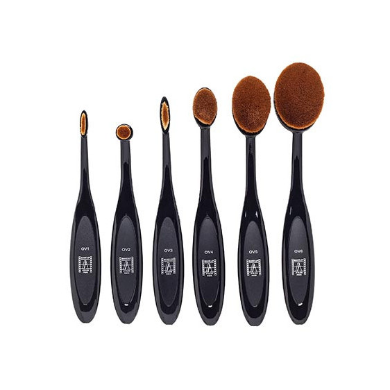 Set de Pinceaux Ovales - Kit de Pinceaux de Maquillage Professionnel